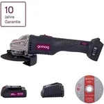 Gomag Akku Winkelschleifer GO-WS125 20V &Oslash;125mm Starterkit Trennscheiben Set