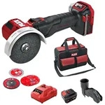 Flex Akku-Mini-Winkelschleifer LBE 76 12-EC inkl. 1 Akku 5,0, Ladeger&auml;t, Tasche