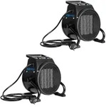 G&uuml;de 2x Elektroheizer GEH 2000 P Hei&szlig;luftgebl&auml;se - 2000 W Heizleistung - 50...