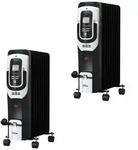G&uuml;de 2x Elektro-Heizung OR 2000-9 DT &Ouml;lradiator - 2000 W Heizleistung - 9...