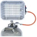 G&uuml;de Gasheizstrahler GHS 4200 PIEZO - 4500 W Heizleistung - Aufsatz Gasflasche