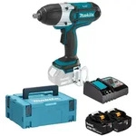 Makita DTW450RMJ 18V Akku-Schlagschrauber 440Nm, 2x4,0Ah+Ladeger&auml;t, Makpac