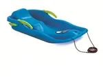 Prosperplast Schlitten Kinderschlitten mit Bremsen Bob Rodelschitten Race S blau