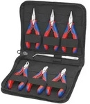 KNIPEX 00 20 16 Elektronikzangen-Set normale Ausf&uuml;hrung 7-teilig