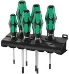 Wera 367/6 TORX Schraubendrehersatz Kraftform Plus TORX + Rack, 6-teilig