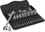 Wera 8100 SA 7 Zyklop Metal-Knarrensatz Durchsteckvierkant 1/4" metrisch 28-tlg.