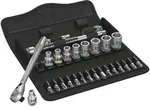 Wera 8100 SA 11 Zyklop Metal-Knarrensatz mit Umschalthebel 1/4"-Antrieb, 28-tlg