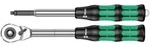 Wera Zyklop Hybrid Set Knarrensatz 1/2" Umschaltknarren-Set +Verl&auml;ngerung 2-tlg.