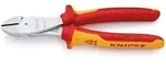 KNIPEX VDE-Kraftseitenschneider, verchromt, 2-K Griff, Isoliert, 160-250 mm
