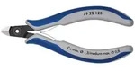KNIPEX Pr&auml;zisions-Elektronik-Seitenschneider, Runder Kopf, Br&uuml;niert, 2-K-Griff