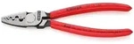 KNIPEX 97 71 180 Crimpzange Aderendh&uuml;lsen mit Kunststoff, 180 mm, 0,5-16 mm2