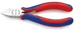 KNIPEX Elektronik-Seitenschneider mit 2-K Griffh&uuml;llen, Poliert, ohne Facette