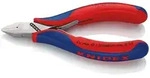 KNIPEX Elektronik-Seitenschneider mit 2-K Griffh&uuml;llen, Poliert, ohne Facette