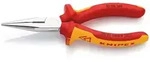 KNIPEX 25 06 160 VDE-Flachrundzange gerade mit Schneide verchromt 160mm