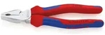 KNIPEX Kraft-Kombizange Kombinationszange verchromt mit Mehrkomponenten-H&uuml;llen