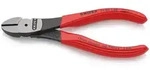 KNIPEX Kraft-Seitenschneider, Schwarz atramentiert, mit Kunststoff &uuml;berzogen