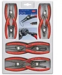 KNIPEX 00 20 04 SB Sicherungsringzangen-Set 4811J1/J2/J11/J21 4911A1/A2/A11/A21