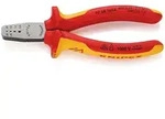 KNIPEX 97 68 145 A VDE-Crimpzange Aderendh&uuml;lsen, 145 mm, 0,25-2,5mm2