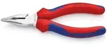 KNIPEX 08 25 145 Spitz-Kombizange verchromt mit 3K-H&uuml;llen 145 mm