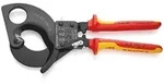 KNIPEX VDE Kabelschneider Mehrkomponenten-H&uuml;llen Ratschenprinzip, Kabelschneider