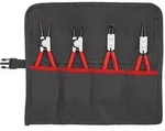 KNIPEX 00 19 56 Sicherungsringzangen-Set 4-teilig mit 4411J2/J21 4611A2/A21