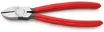 KNIPEX Seitenschneider, mit Kunststoff &uuml;berzogen, Schwarz atramentiert