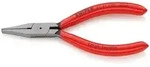 KNIPEX 37 11 125 Greifzange schwarz atramentiert 125 mm, flach-lang