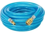 G&uuml;de Druckluftschlauch 6mm 5m (Rolle) PVC flexibel Kompressorschlauch 1/4"