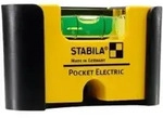 Stabila Wasserwaage Pocket Electric, 7 cm mit G&uuml;rtel-Clip Miniformat-Wasserwaage