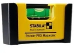 Stabila Wasserwaage Pocket PRO Magnetic, 7 cm Seltenerd-Magnetsystem