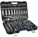SW Stahl Steckschl&uuml;sselsatz 171-teilig &ndash; mit Ratschen 1/4", 3/8", 1/2", Bits...