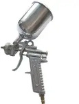 G&uuml;de Farbspritzpistole 100 Druckluft Lackierpistole mit Flie&szlig;becher 0,5L 1/4"