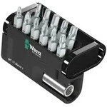 Wera Bit-Check 12 Metal 1 Bitsatz PH/PZD/TX inkl. Universalhalter 1/4" 12-teilig