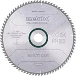 Metabo Kreiss&auml;geblatt Multi Material 254x30 mm 80 Z / TZ 5&deg; Kapp- Gehrungss&auml;gen