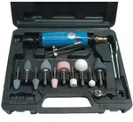 G&uuml;de Druckluft Einhandstabschleifer Set 15-tlg. 6mm Spannzange inkl. Koffer