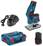 Bosch Akku-Kantenfr&auml;se GKF 12 V-8 inkl. 2 Akkus 3,0 Ah , Ladeger&auml;t und L-Boxx