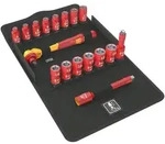 Wera Steckschl&uuml;sselsatz 3/8 Zoll 17 tlg. 6-KT. Hebelumschaltknarre VDE