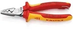 KNIPEX VDE-Crimpzange Aderendh&uuml;lsen, 2-K-Griff, mit/ohne &Ouml;se, Dorn-Crimp