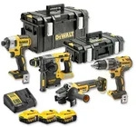 DeWalt Akku-Kombopack (4-tlg.), 18V