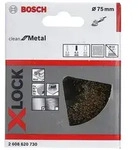 Bosch X-LOCK Topfb&uuml;rste Clean for Metal 70mm gewellter Draht 0,3mm vermessingt