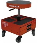 Bahco Werkstatthocker Werkstattstuhl Sitzhilfe rollbar mit Schublade BLE300