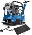 Scheppach R&uuml;ttelplatte Verdichter reversierbar HP2500S 6,5PS + Fahrvorrichtung
