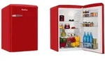 Amica VKS 15620-1 R kompakter Vollraum-K&uuml;hlschrank im roten Retro-Design EEK E