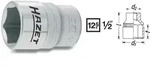 Hazet 6kt.-Steckschl&uuml;ssel-Einsatz, l:38mm, s: 17, 900-17