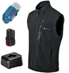 Bosch Beheizbare Weste GHV 12+18V XA Professional Gr. L Set inkl. Akku/Ladeger&auml;t