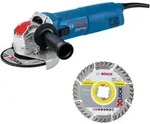 Bosch Winkelschleifer X-LOCK GWX 14-125 Professional inkl. Diamanttrennscheibe