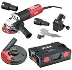 Flex Winkelschleifer LE 15-11 125, L-BOXX Aktionsset inkl. Absaughaube