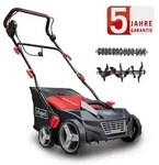 Scheppach Elektro Vertikutierer SC38, 38 cm Schnittbreite, 1600W, 16 Messer 3IN1