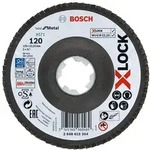 Bosch F&auml;cherschleifscheiben X571 Best for Metal K120 125mm X-LOCK gekr&ouml;pft 10Stk