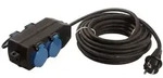 AS-Schwabe 4-fach-Verteilersteckdose, 10m H07RN-F 3G1,5 , 230V/16A